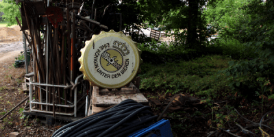 Kronkorken in riesig