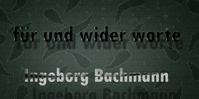 Ingeborg Bachmann