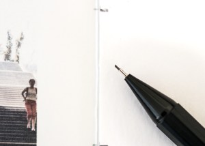 Stift mit Buchseite