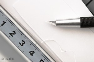 Skalpell und Buchblock