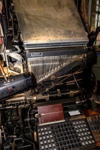 Alte Setzmaschine im Museum der Arbeit, Hamburg